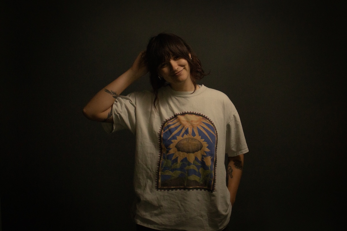 Studio portrait with light wrap